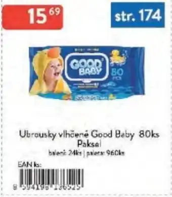 Qanto Ubrousky vlhčené Good Baby Paksel nabídka