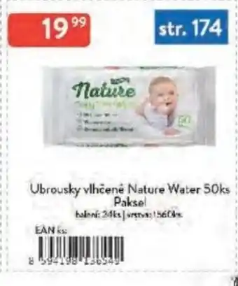 Qanto Ubrousky vlhčené Nature Water Paksel nabídka