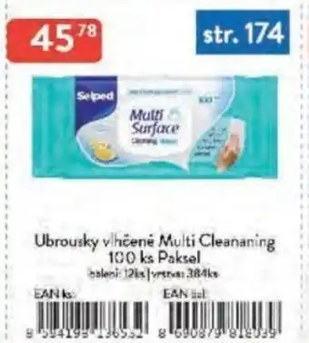 Qanto Ubrousky vlhčené Multi Cleananing Paksel nabídka