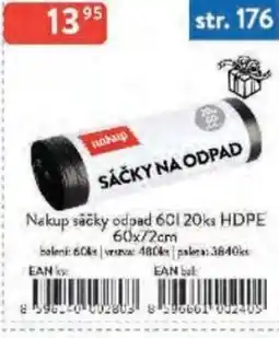 Qanto Nakup sačky odpad nabídka