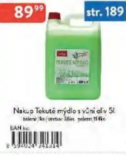 Qanto Nakup Tekuté mýdlo s vůni oliv nabídka
