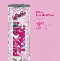 Qanto Bubee Pink Gin&Tonic nabídka