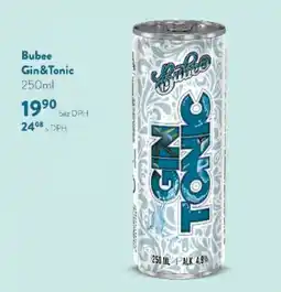 Qanto Bubee Gin&Tonic nabídka