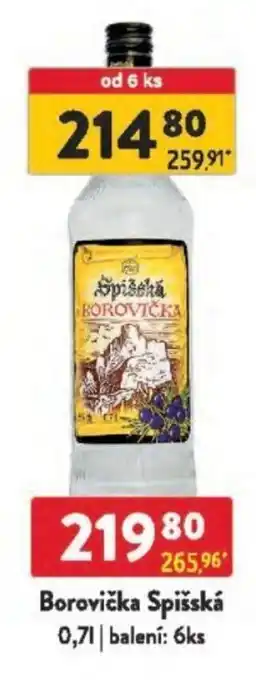 Qanto Borovička Spišská nabídka