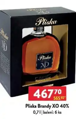 Qanto Pliska Brandy XO 40% nabídka