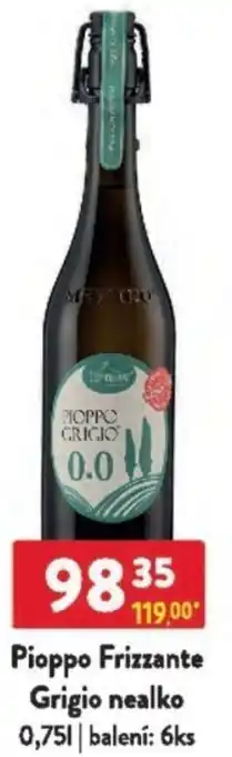 Qanto Pioppo Frizzante Grigio nealko nabídka