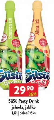 Qanto Süsü Party Drink jahoda, jablko nabídka