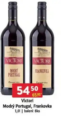 Qanto Victori Modrý Portugal, Frankovka nabídka