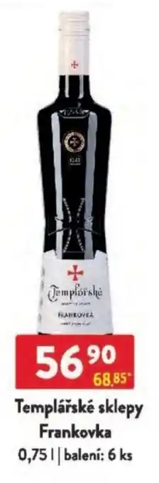 Qanto Templářské sklepy Frankovka nabídka