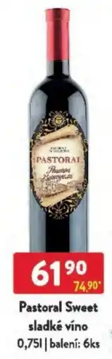 Qanto Pastoral Sweet sladké víno nabídka