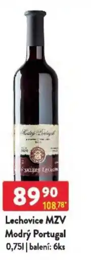 Qanto Lechovice MZV Modrý Portugal nabídka