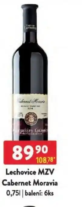 Qanto Lechovice MZV Cabernet Moravia nabídka