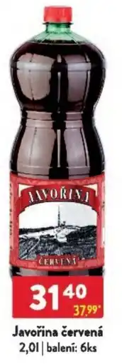 Qanto Javořina červená nabídka