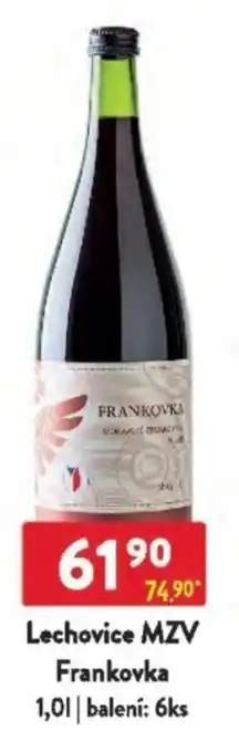 Qanto Lechovice MZV Frankovka nabídka