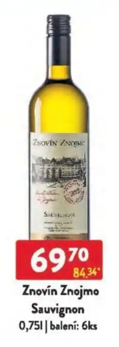 Qanto Znovín Znojmo Sauvignon nabídka