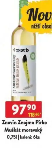 Qanto Znovín Znojmo Pírko Muškát moravský nabídka