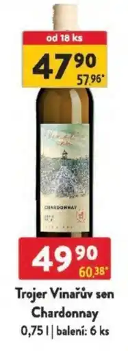 Qanto Trojer Vinařův sen Chardonnay nabídka
