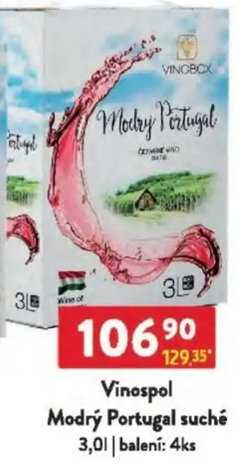Qanto Vinospol Modrý Portugal suché nabídka
