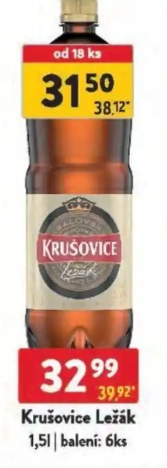 Qanto Krušovice Ležák nabídka