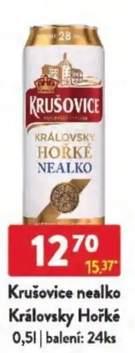 Qanto Krušovice nealko Královsky Hořké nabídka