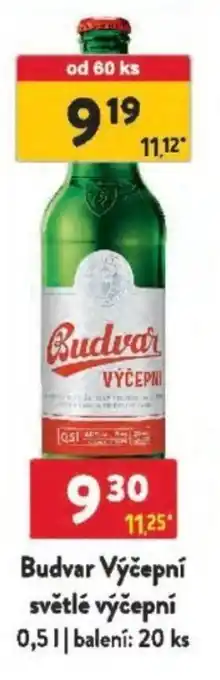 Qanto Budvar Výčepní světlé výčepní nabídka