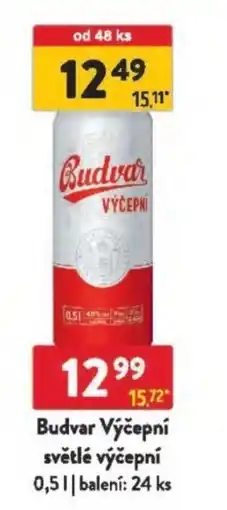 Qanto Budvar Výčepní světlé výčepní nabídka