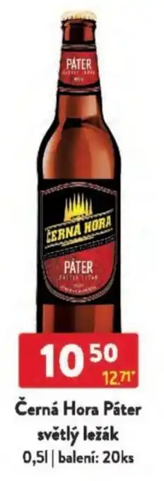 Qanto Černá Hora Páter světlý ležák nabídka