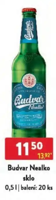 Qanto Budvar Nealko sklo nabídka