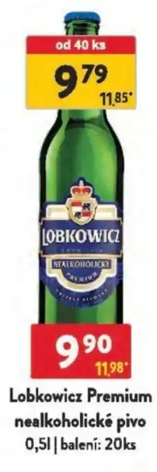 Qanto Lobkowicz Premium nealkoholické pivo nabídka