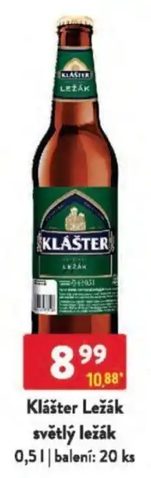 Qanto Klášter Ležák světlý ležák nabídka