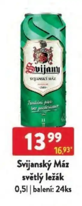 Qanto Svijanský Máz světlý ležák nabídka