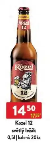 Qanto Kozel 12 světlý ležák nabídka