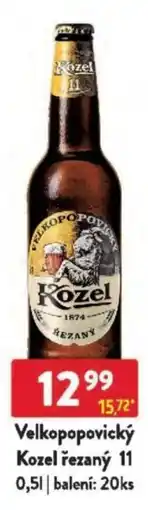 Qanto Velkopopovický Kozel řezaný 11 nabídka