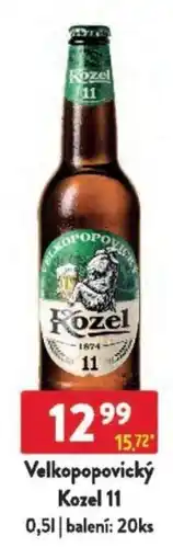 Qanto Velkopopovický Kozel 11 nabídka