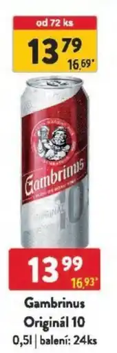 Qanto Gambrinus Originál 10 nabídka