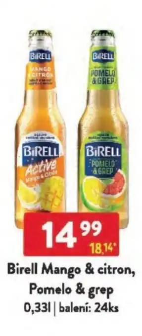 Qanto Birell Mango & citron, Pomelo & grep nabídka