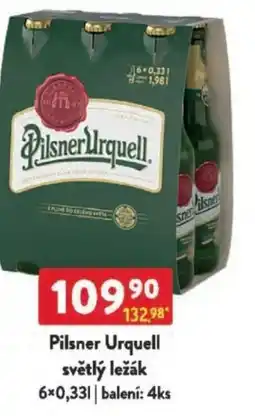 Qanto Pilsner Urquell světlý ležák nabídka