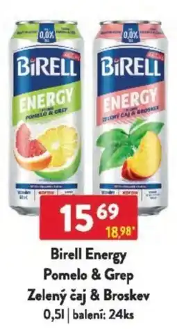 Qanto Birell Energy Pomelo & Grep Zelený čaj & Broskev nabídka