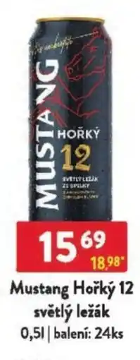 Qanto Mustang Hořký 12 světlý ležák nabídka