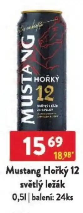 Qanto Mustang Hořký 12 světlý ležák nabídka
