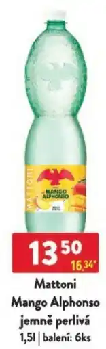 Qanto Mattoni Mango Alphonso jemně perlivá nabídka