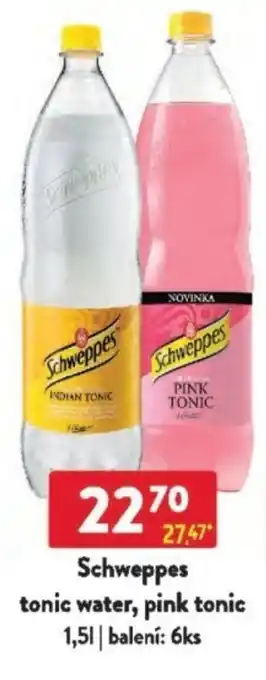 Qanto Schweppes tonic water, pink tonic nabídka