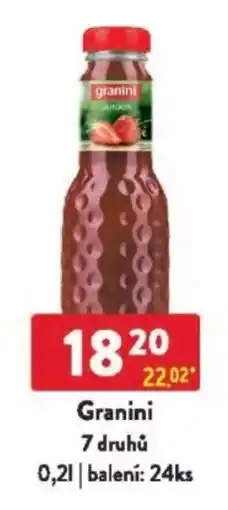 Qanto Granini nabídka