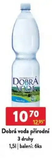 Qanto Dobrá voda přírodní nabídka