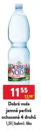 Qanto Dobrá voda jemně perlivá ochucená nabídka