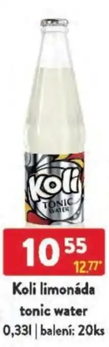 Qanto Koli limonáda tonic water nabídka