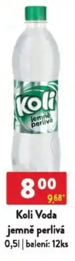 Qanto Koli Voda jemně perlivá nabídka
