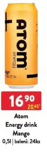 Qanto Atom Energy drink Mango nabídka