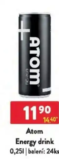 Qanto Atom Energy drink nabídka