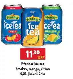 Qanto Pfanner Ice tea broskev, mango, citron nabídka